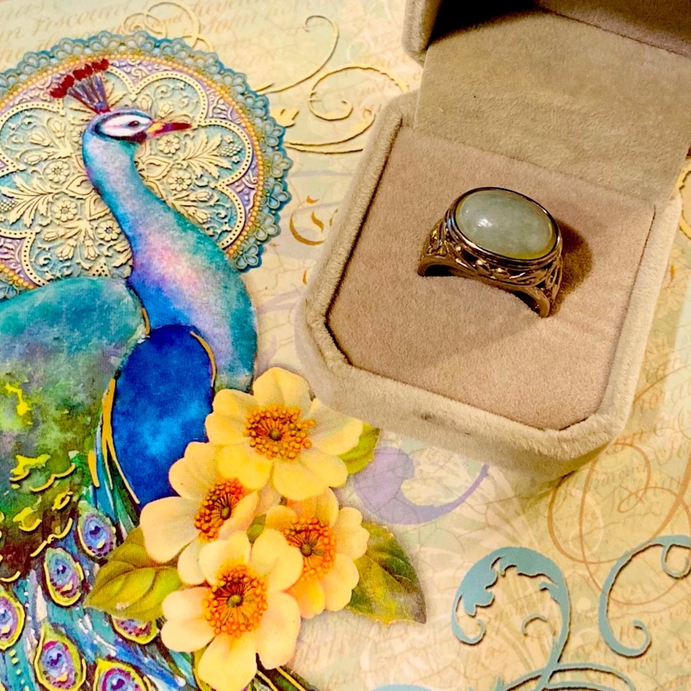 Rings Real jade silver ring jewelry accessories 💍